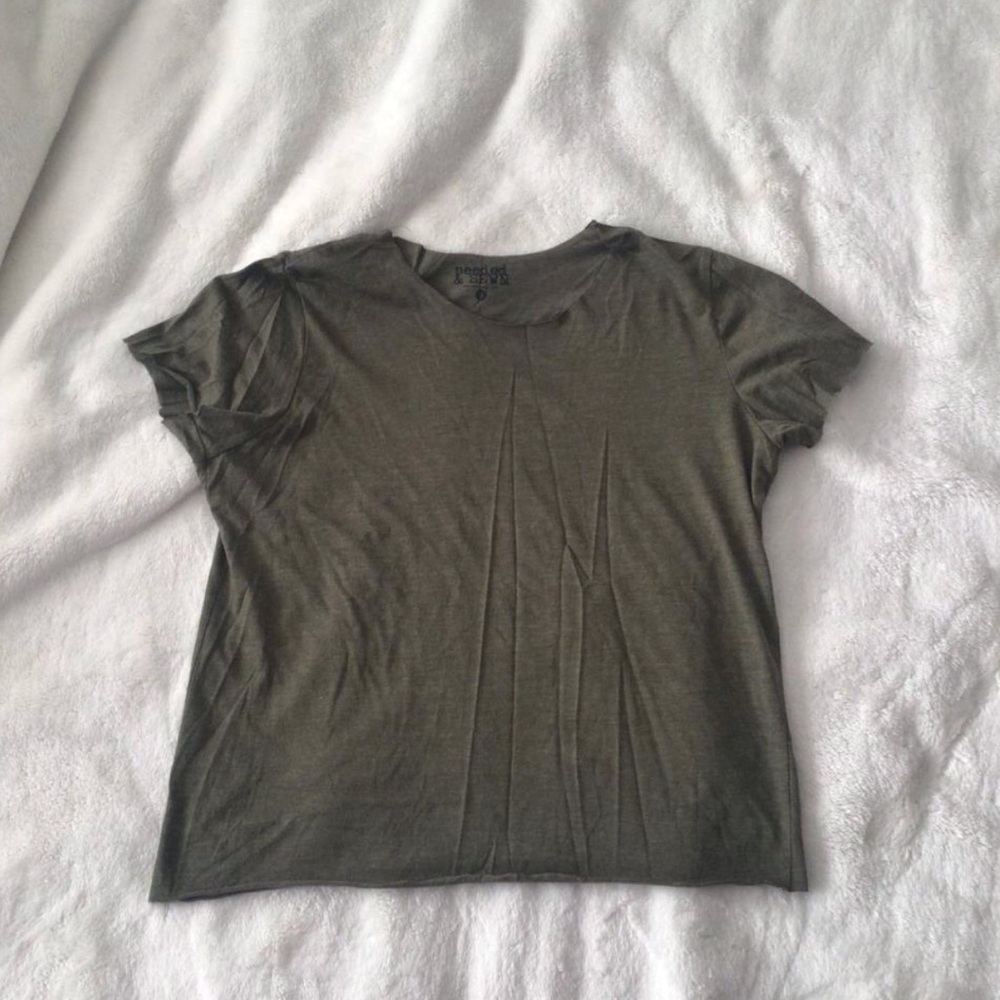 Army Green Baby Tee